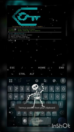 Termux Cool Command 😈😈😈 #termux #shorts #coding #python #ethicalhacking #trendingshorts #camphish