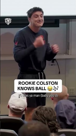 Colston Loveland’s got vocals (via chicagobears/TT)