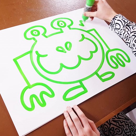 Alien #doodle #doodlesoftiktok #foryou #mrdoodle