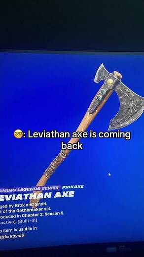 Leviathan Axe Returning to Fortnite: What to Expect