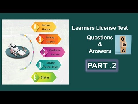 Pass Your Learner's License Test First Try! 🚗 | Most Important Questions (Part 2)