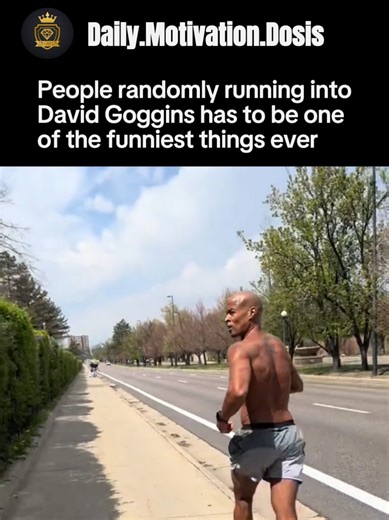 People randomly running into David Goggins during his training runs never goes how they expect. One second it’s a casual encounter, the next it turns into an unsolicited lesson about discipline, suffering, and staying hard. No cameras planned, no motivation speech scheduled — just Goggins doing what he always does, and strangers accidentally stepping into the grind. These moments perfectly show why meeting him in the wild is both hilarious and terrifying at the same time. #motivation #mentality 