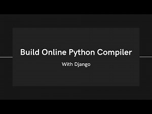 Online Python Compiler With Django | Final Year Project With Source Code