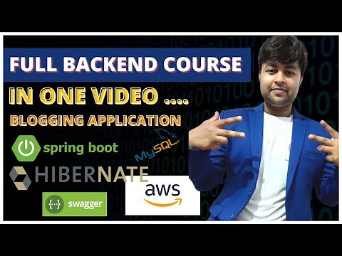 Free Backend Course | 🔥 Full backend course using Spring Boot step by step in one video | Hindi