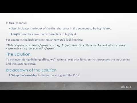 How to Highlight Parts of a String Using JavaScript