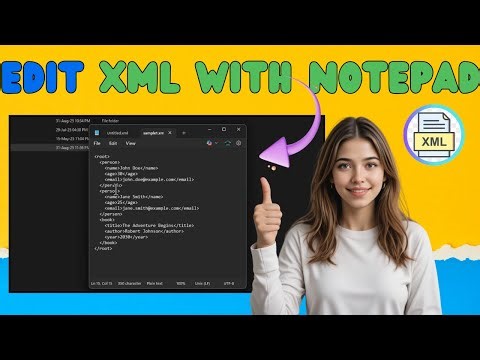 How To Edit XML File Using Notepad And Excel | Data Management (2025)