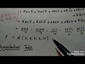 Implementation of Boolean expression using MUX | Tamil