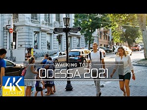 【4K】🇺🇦🕊️🙏🏻 VIRTUAL WALKING TOUR: 🚶 «Odessa - Ukraine 2021» 🎧 ORIGINAL SOUNDS 🚫 NO COMMENT 📺 UHD ASMR