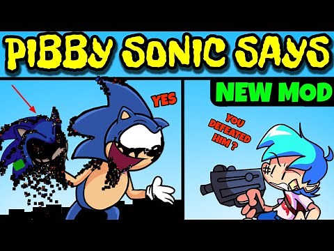 Friday Night Funkin' New VS Pibby Sonic Says - Pibby Distorted Memories Secret Song | Pibby x FNF