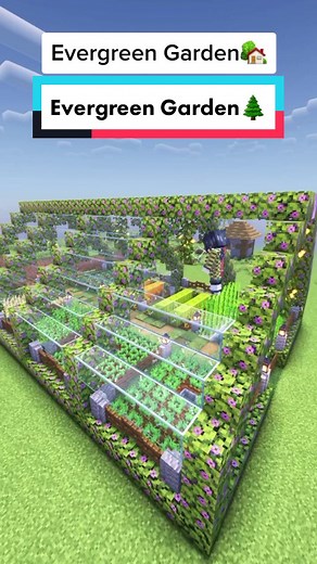 Evergreen Garden Ideas for Minecraft