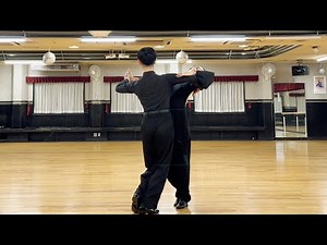 【練習風景】Waltz basic 2023.4.20 社交ダンス@大阪 菅体ホール