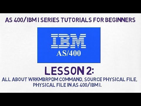 AS 400 tutorial for Beginners | Lesson 2 | Source Physical File, Physical File, WRKMBRPDM in Detail