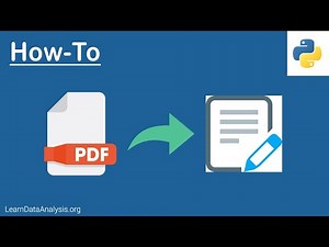 How to extract text from a PDF file using Python | Python Tutorial