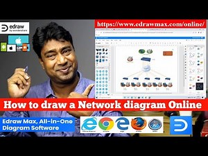 How to draw a network diagram online? Practical Demo with EdrawMax Online || www.edrawmax.com/online
