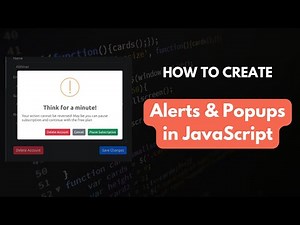 How to Create Alerts & Popups using JavaScript - using SweetAlert with examples