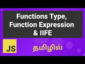 JavaScript Functions Explained in Tamil