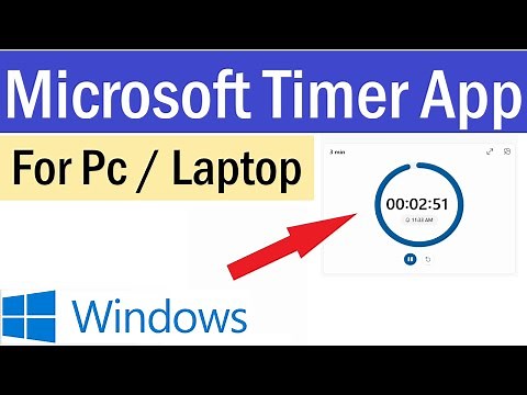 How To Set Timer on Windows | How to Use the Windows Timer | Windows 10 Timer App | Timer App for PC