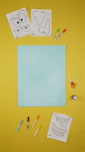 7.8K views · 24 reactions | 浪 What ridiculously funny creations can you make with these silly-face coloring pages? A fun activity to surely make you giggle! Link to craft instructions: https://youtu.be/89a1ffKXFb4 | Crayola | Facebook