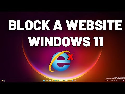 How To Block Any Website in Windows 11 PC or Laptop(Without Any Software)