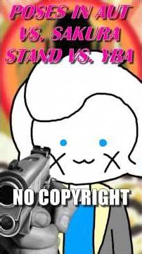 [AUT VS. SAKURA STAND VS. YBA] JOJO POSE SHOWCASE 2 + ABILITY COMPARISON #aut #sakurastand #yba