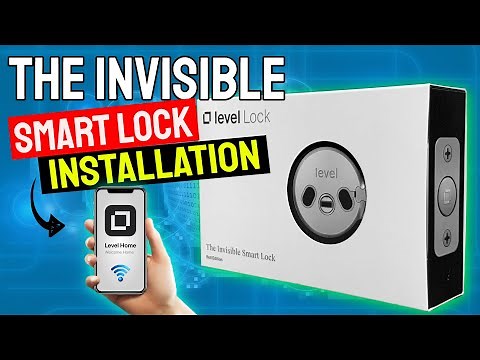 Level Lock The Invisible Smart Lock - Unboxing & Install with HomeKit Hub