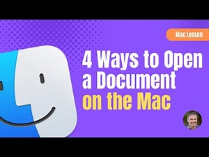 4 Ways to Open a File on the Mac