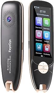 Portable 112 Languages Translation Pen Scanner Instant Text Scanning Reading & Photo Translator Device for Business Travel Abroad Easy use