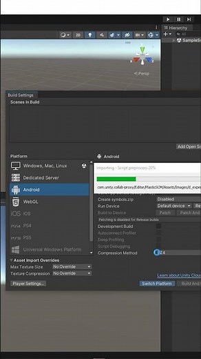 Unity Changing Target Platform to Android - Unity Tutorial