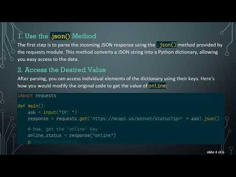 How to Extract a Specific Value from a JSON Response in Python