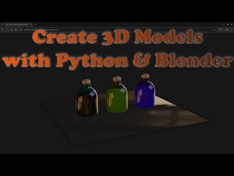 Create Stunning 3D Models for the Web with Blender & Python – Beginner Guide