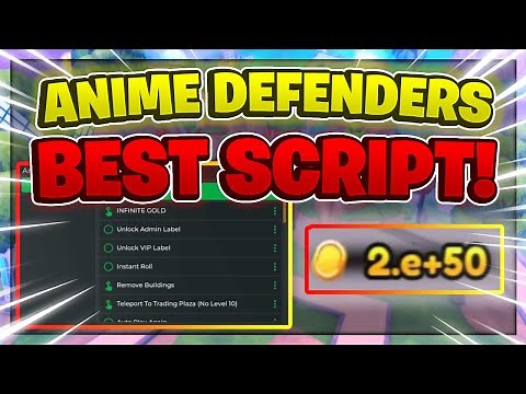 Anime Defenders Script GUI / Hack (DUPE, INFINITE GOLD, AUTOFARM, AND MORE) *PASTEBIN*