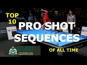 TOP 10 BEST Pro Pool SHOT SEQUENCES of All Time