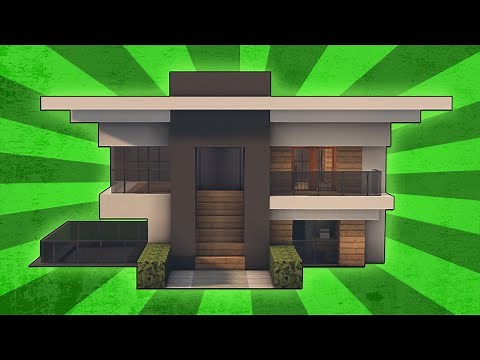 Minecraft: How To Build A Small Modern House Tutorial (#8)