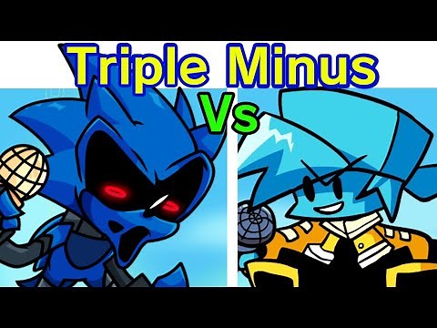 Friday Night Funkin' VS Minus SONIC.EXE 2.0 (Triple Trouble/You Can't Run/Cycles/Too Slow) (FNF MOD)