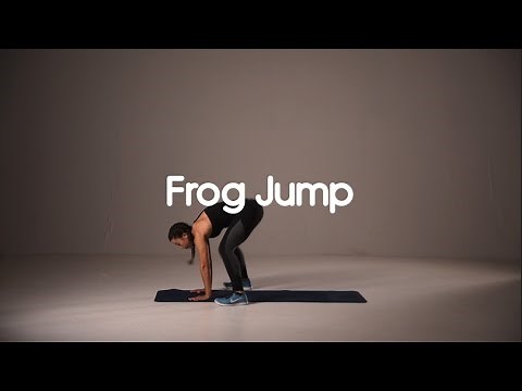 How to do a Frog Jump - 20 sec demo - HIIT Exercises