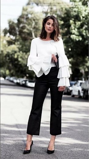 white blouse outfit ideas