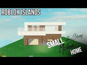 Roblox Islands | (Tutorial) Small 2 Story Modern Home