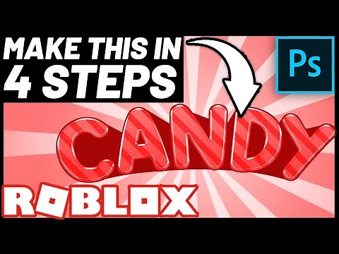 How To Make ROBLOX GAME LOGOs in 4 STEPS using PHOTOSHOP (+Product review)