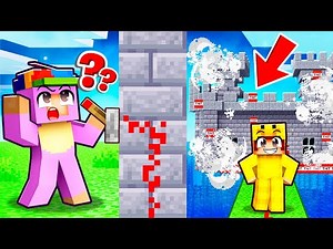 Ik BLAAS Zijn KASTEEL OP! (Minecraft Survival)