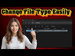 How To Change File Type In Windows 11 | File Extension Tutorial (2025)
