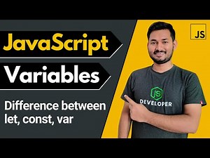 JavaScript Variables Explained in Depth | let, const, var | The Complete JavaScript Course | Ep.04