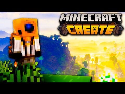 Is MINECRAFT CREATE ready for this SATISFACTORY PIONEER!?... | Day 1