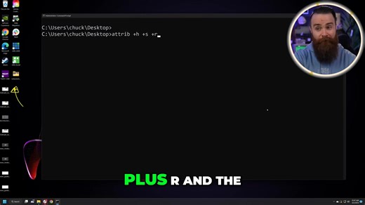 1.1M views · 14K reactions | Give your folders an invisibility cloak with this command! | NetworkChuck | Facebook