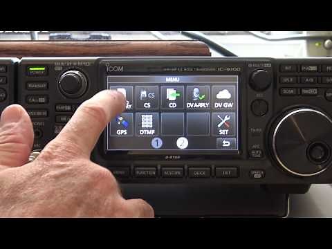 Icom IC-9700 DSTAR Setup And Features - NCARC
