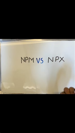 Rahul Mane | Backend Developer | Node js | Gen Ai on Instagram: "Many developers use NPM and NPX daily but still don’t clearly understand the difference. ⚠️ NPM (Node Package Manager) is mainly used to install, manage, and update packages in your project or globally. NPX (Node Package Execute) lets you run packages directly without installing them, which is perfect for one-time commands, CLIs, and avoiding global dependency clutter. In this reel, I explain NPM vs NPX with real-world examples, wh