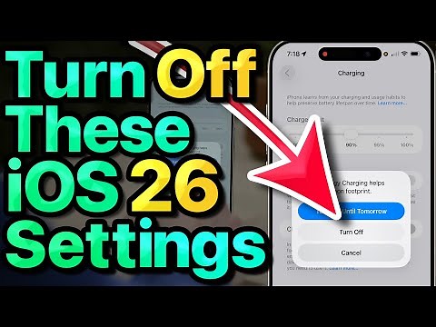 iOS 26 Settings You NEED To Turn Off NOW! [IMPORTANT]