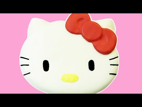 HOW TO MAKE HELLO KITTY CAKE - NERDY NUMMIES