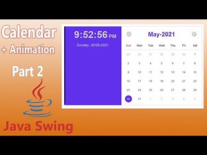 Java Swing - Calendar ( Part 2 )