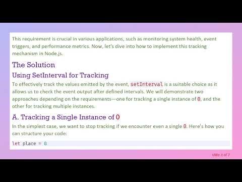 Tracking a Value Over Time in Node.js