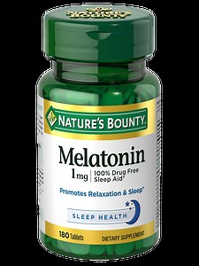 Melatonin 1 mg Tablets – Nature's Bounty